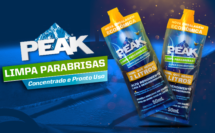 Produtos Peak Automotiva - Líquido limpa para-brisa